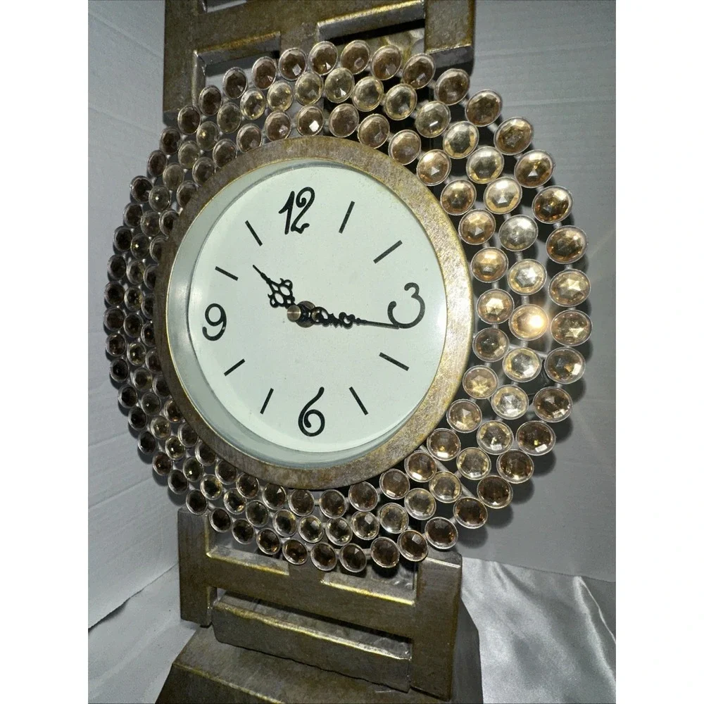 Pier 1 Clock Watch Table Top Bling Vintage Pier One Imports Gorgeous